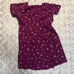 Women’s Mini Dress with Elegant Flowers